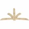 Ekena Millwork Davenport Rough Sawn Timber Gable Bracket, Douglas Fir, 84"W x 53"H x 2"D x 6"F, 15/12 Pitch GBW084X53X0206DAV00RDF - alternate 5